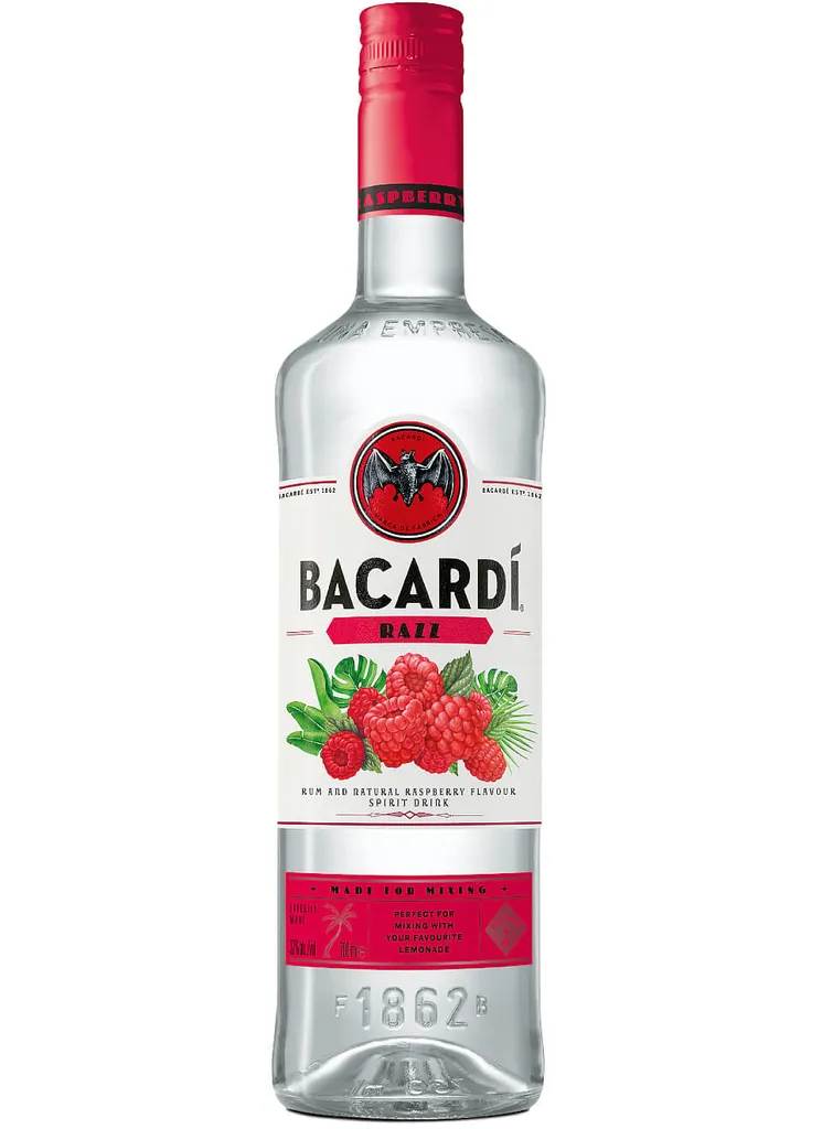 BACARDÍ Bacardi Razz 0,7l, Alc. 32 Vol.-% 1 BACARDÍ Bacardi Razz 0,7l, Alc. 32 Vol.-%