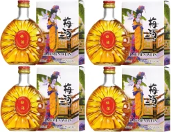 Kaiserpalast [ 4x 200ml ] China Plum Pflaumenwein Aromatisiert Alc.10,5% Vol.
