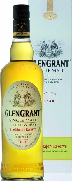Glen Grant The Major's Reserve Single Malt Scotch Whisky | 40 % Vol | 0,7 L -Essen Verkäufe 8ca42f24a40c0f85ce6b7d651e6ca676