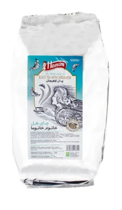 Hanim -Schwarz Tee Mit Kardamom Aus Lahijan 500gr