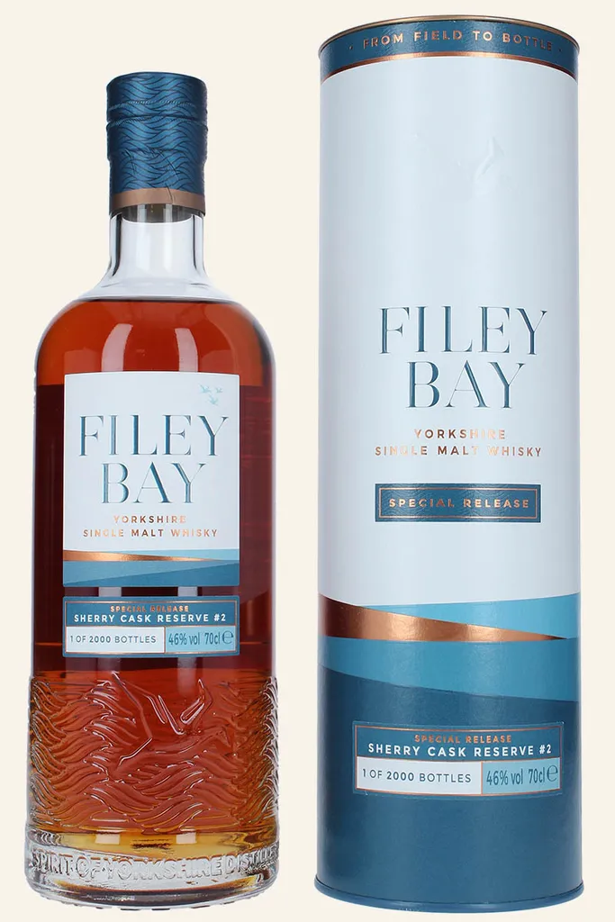 Spirit Of Yorkshire Yorkshire Single Malt Whisky Filey Bay Sherry Cask Reserve #2 46%vol Spirituosen 3 Spirit Of Yorkshire Yorkshire Single Malt Whisky Filey Bay Sherry Cask Reserve #2 46%vol Spirituosen – Bild 3