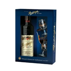 Waldemar Behn Original Radeberger Kräuterlikör Präsentpackung Mit 2 Gläsern