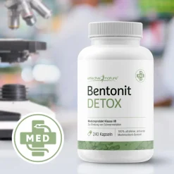 Effective Nature Bentonit Detox Kapseln - 240 Stk.- Medizinprodukt Zur Bindung Von Schwermetallen Im Körper - Pharmaqualität 9 Effective Nature Bentonit Detox Kapseln - 240 Stk.- Medizinprodukt Zur Bindung Von Schwermetallen Im Körper - Pharmaqualität -Essen Verkäufe 8e8b32474b23092e5108863f71eeec18