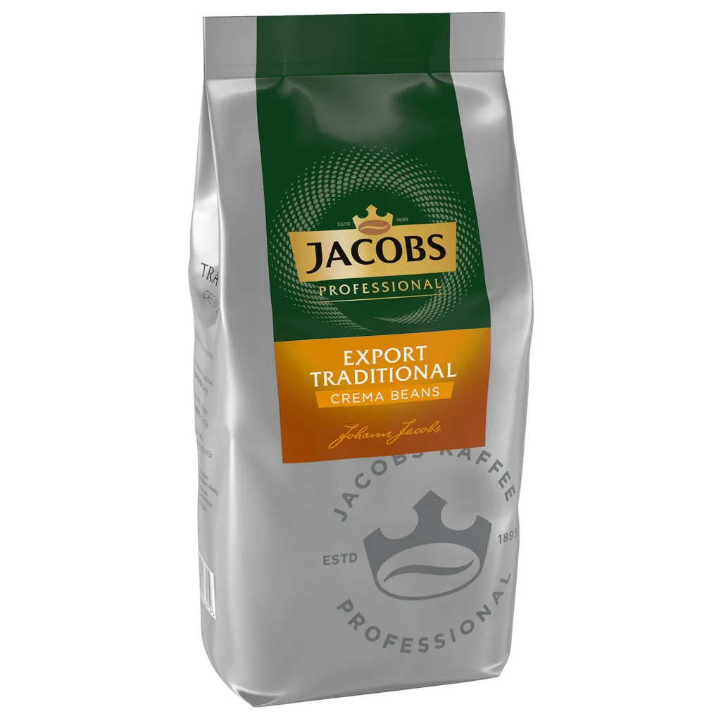 JACOBS Kaffeebohnen Professional Export Traditional Crema Markant 2 X 1 Kg 3 JACOBS Kaffeebohnen Professional Export Traditional Crema Markant 2 X 1 Kg – Bild 3