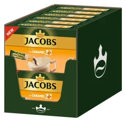 JACOBS 3in1 Typ Caramel Löslicher Kaffee 12er Pack 12 X 10 Getränke Sticks