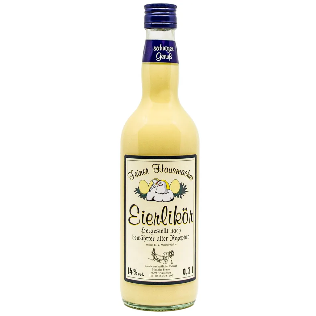 Landwirtschaftlicher Betrieb Matthias Frantz 5 X Naitschauer Eierlikör Fein Und Sahnig 14% Vol Aus Thüringen 2 Landwirtschaftlicher Betrieb Matthias Frantz 5 X Naitschauer Eierlikör Fein Und Sahnig 14% Vol Aus Thüringen – Bild 2