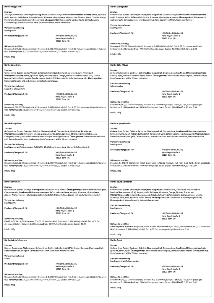 Genussleben Box Mit 1 Kg Lachgummi,1 Kg Haribo & 10x Leckeren Nutella Biscuits 7 Genussleben Box Mit 1 Kg Lachgummi,1 Kg Haribo & 10x Leckeren Nutella Biscuits – Bild 7