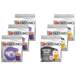 TASSIMO Kapseln Choco-Chai-Paket Milka & Chai Latte à 3 X 8 Portionen - 48 Getränke