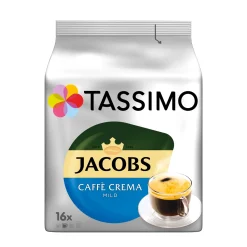 Tassimo Jacobs Caffè Crema Mild | 16 T Discs, Kaffeekapseln