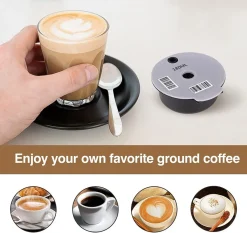 Hoomtree 1 Stück Nachfüllbarer Wiederverwendbarer PP Kaffeekapsel Filter Für Bosch Tassimo 180 Ml Kapazität, Lebensmittelqualität -Essen Verkäufe 9568cf9d045d34fe1e28445831a2c148
