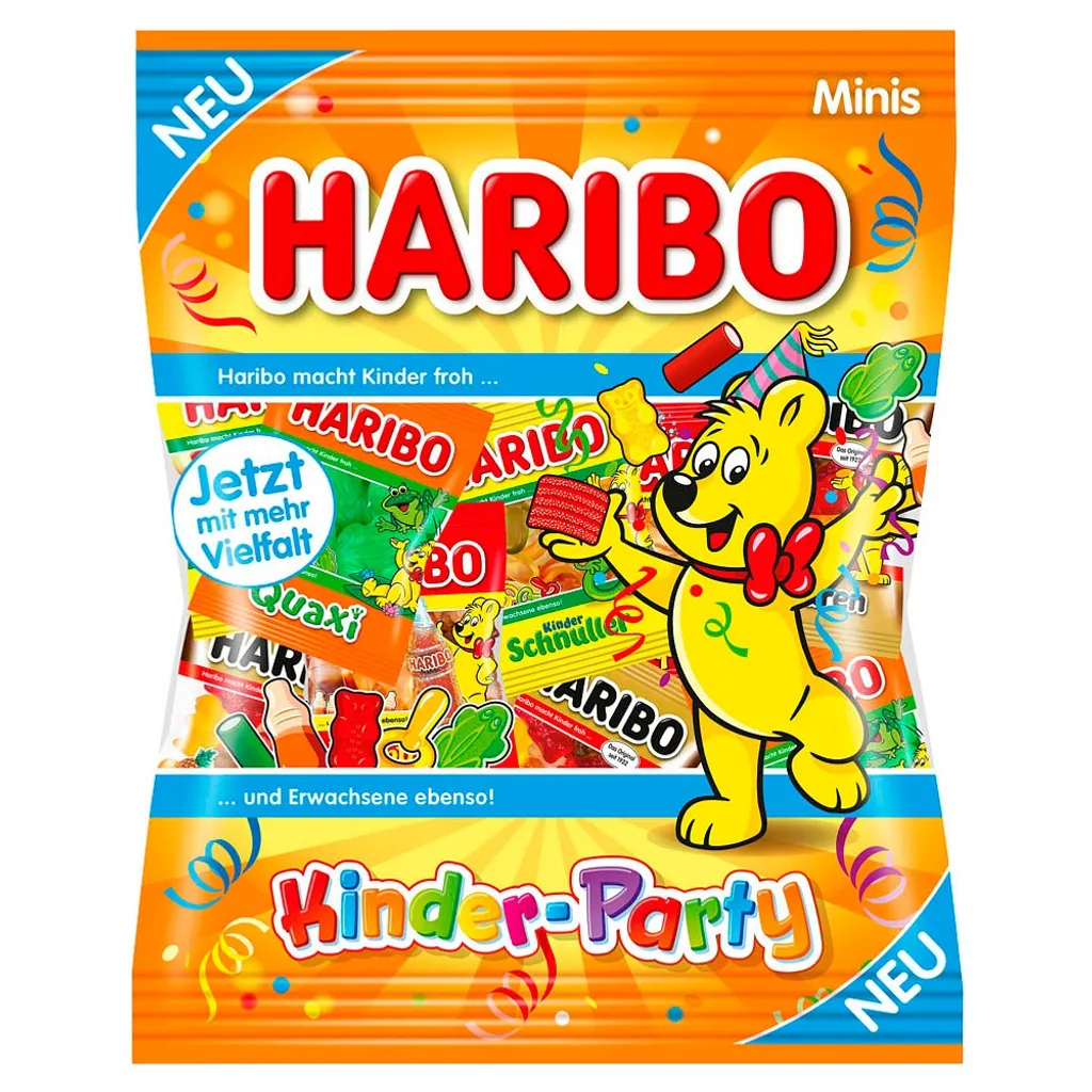 Haribo Kinder Party Fruchtgummi Teilweise Mit Schaumzucker 250g 3 Haribo Kinder Party Fruchtgummi Teilweise Mit Schaumzucker 250g – Bild 3