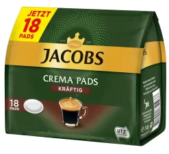 JACOBS Pads Crema Kräftig 5 X 18 Getränke - 90 Kaffeepads Senseo Kompatibel -Essen Verkäufe 97a3367b3cd4ea54db52272b39582e03