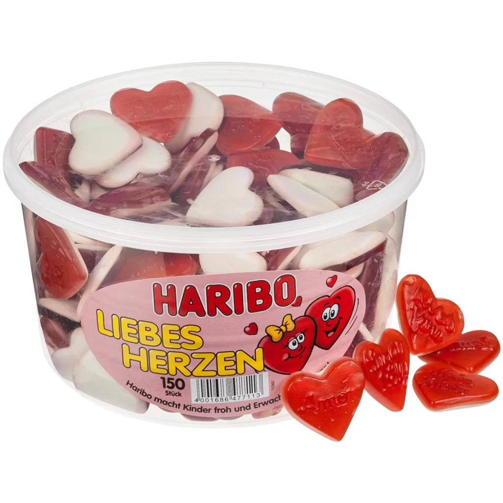 Haribo Liebesherzen Süße Fruchtgummi Herzen Mit Schaumzucker 1200g 8 Haribo Liebesherzen Süße Fruchtgummi Herzen Mit Schaumzucker 1200g – Bild 8