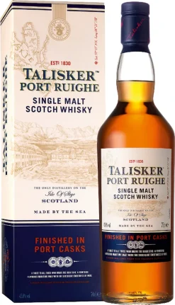 Talisker Port Ruighe Finished In Port Casks Isle Of Skye Single Malt Scotch Whisky In Geschenkpackung | 45,8 % Vol | 0,7 L