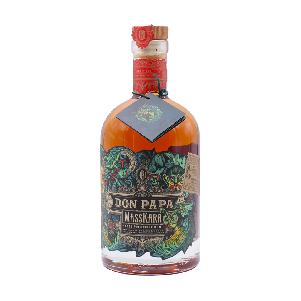 Don Papa Rum Masskara 0,7L (40% Vol.) 2 Don Papa Rum Masskara 0,7L (40% Vol.) – Bild 2