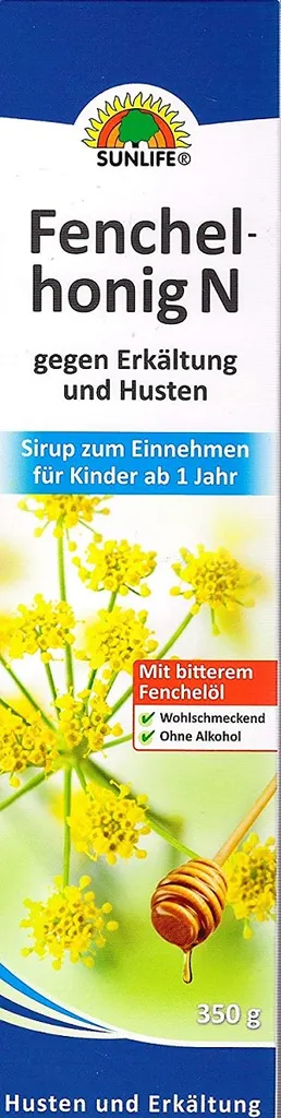Sunlife Fenchelhonig N 350g 1 Sunlife Fenchelhonig N 350g