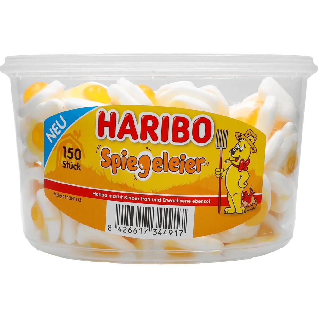 Haribo Spiegeleier Süsses Fruchtgummi Mit Softem Schaumzucker 975g 3 Haribo Spiegeleier Süsses Fruchtgummi Mit Softem Schaumzucker 975g – Bild 3