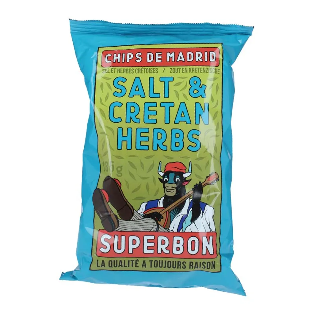 Antonio Viani Importe GmbH Superbon Chips Sel Et Herbes Cretoises Und Sel Kartoffelchips 135g 2 Antonio Viani Importe GmbH Superbon Chips Sel Et Herbes Cretoises Und Sel Kartoffelchips 135g – Bild 2