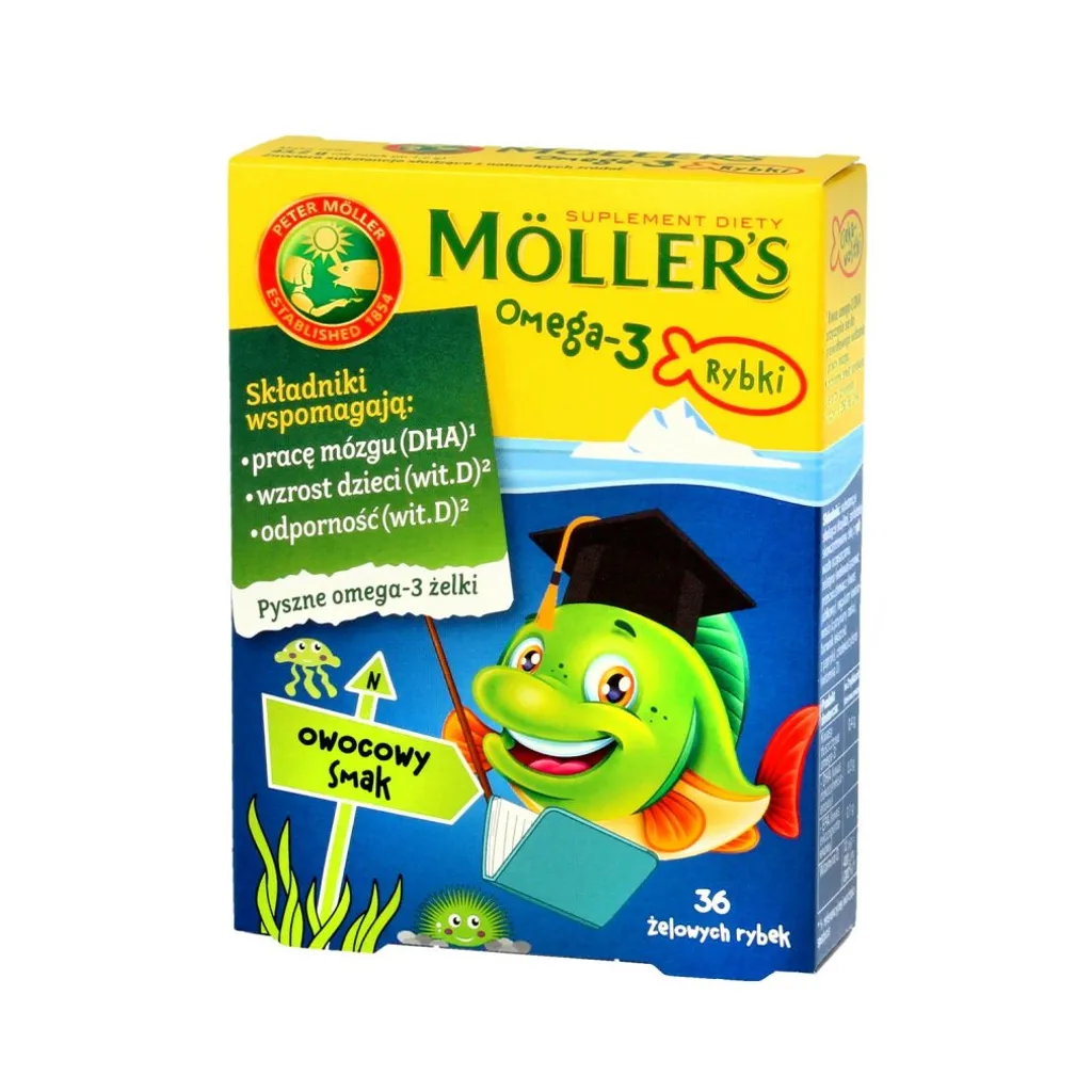 ORKLA MÖ LLER' S Omega-3 Fruity Fish Nahrungsergä Nzungsmittel 36 Stk. 2 ORKLA MÖ LLER' S Omega-3 Fruity Fish Nahrungsergä Nzungsmittel 36 Stk. – Bild 2