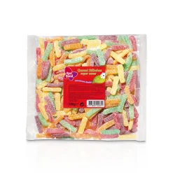 Cloetta Red Band Bunte Gummi Stäbchen Gezuckert Und Super Sauer 500g