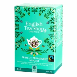 English Tea Shop ETS - Perfect Peppermint Minztee, BIO Fairtrade, 20 Teebeutel