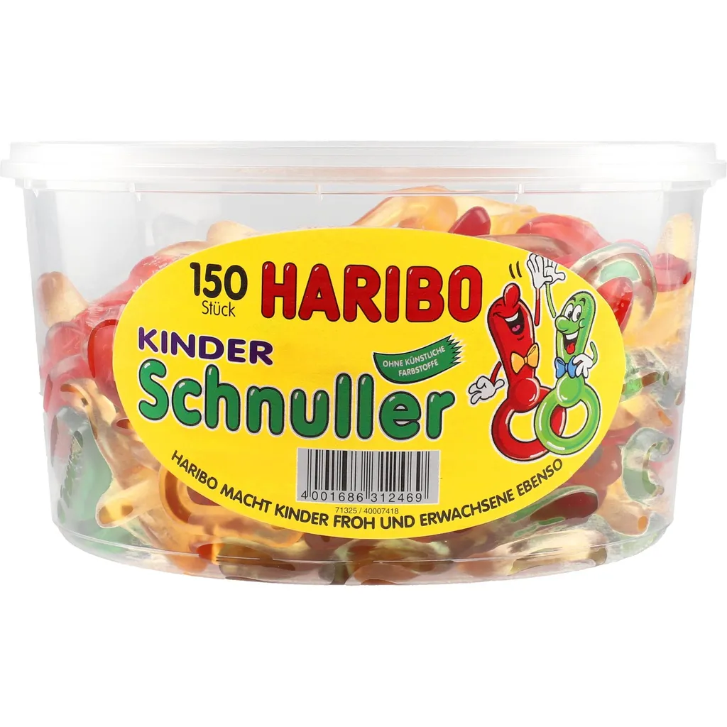 Haribo Kinder Schnuller Mit Fruchtgeschmack 5fach Sortiert 1200g 11 Haribo Kinder Schnuller Mit Fruchtgeschmack 5fach Sortiert 1200g – Bild 11
