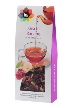 Abraham`s Tea House GmbH Abraham`s Tea House 90g Kirsch-Banane Loser Aromatisierter Früchtetee