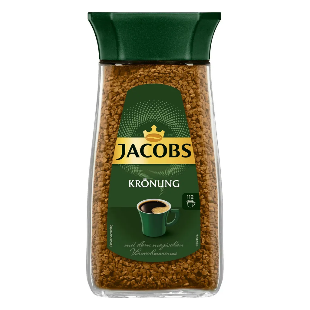 JACOBS Löskaffee Krönung 3 X 200g Gläser Löslicher Kaffee - 600g Instantkaffee 2 JACOBS Löskaffee Krönung 3 X 200g Gläser Löslicher Kaffee - 600g Instantkaffee – Bild 2