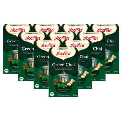 10 X BIO YOGI TEA Green Chai | 10 X 30,6g