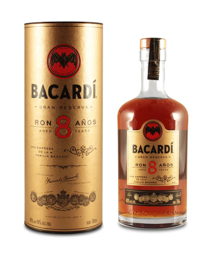 BACARDÍ Bacardi Reserva Ocho 8 Jahre Rare Gold Rum Puerto Rico | 40 % Vol | 0,7 L 4 BACARDÍ Bacardi Reserva Ocho 8 Jahre Rare Gold Rum Puerto Rico | 40 % Vol | 0,7 L – Bild 4