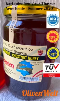 OLIS S.A. Natürlicher Bienen KASTANIENHONIG Aus Insel Thassos - 0,960 Kg Netto (Glas Verpackung) 3 OLIS S.A. Natürlicher Bienen KASTANIENHONIG Aus Insel Thassos - 0,960 Kg Netto (Glas Verpackung) -Essen Verkäufe a14b9e6f58d0cc72ada7be64418db4fb