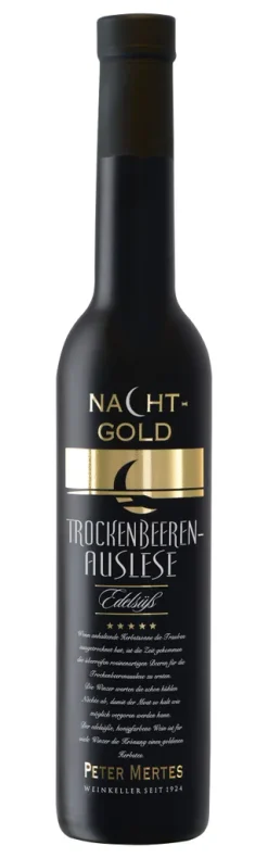 Peter Mertes Nachtgold Trockenbeerenauslese Qualitätswein Mit Prädikat Deutschland | 10,5 % Vol | 0,375 L
