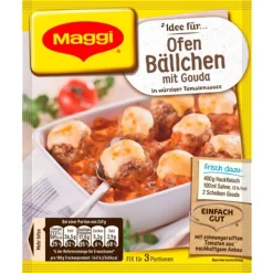 Maggi Fix Für Ofen Bällchen Mit Gouda In Würziger Tomatensauce 43g -Essen Verkäufe a1af47651c354bcd209d756b378d43fe