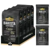 Jacobson JACOBS Kaffeebohnen Barista Editions Crema Ganze Bohne 4x1 Kg + 2 Alu Dosen Im Barista Design