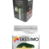 James Premium® Tassimo Jacobs Latte Macchiato Classico 8er Pack, 264 G Packung Plus Tassimo Drehständer Passend Für 6 Sorten A 8 T-Disc Drehbar