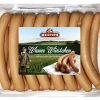 Meisters Wurst- Und Fleischwaren Bautzen Wiener Würstchen Frisch | Traditionell Buchenholz Geräuchert | Wurst Geräuchert Im Naturdarm Saitling | Würstel In Metzger Qualität | 20 X 50 G