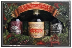 Don Papa Premium 3er Pack Geschenkset Alc. 40%, 43%, 45% Vol 3x0,2L