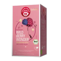 Teekanne Selected Wild Berry Biotee Mit Cup Pyramidenbeutel 60g