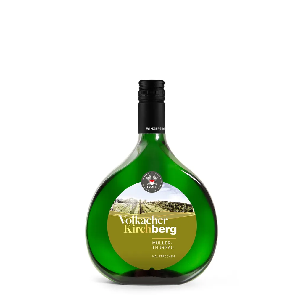 Ede Volkacher Kirchberg - Müller-Thurgau QbA Halbtrocken 10,5% Vol. 0,75l 1 Ede Volkacher Kirchberg - Müller-Thurgau QbA Halbtrocken 10,5% Vol. 0,75l