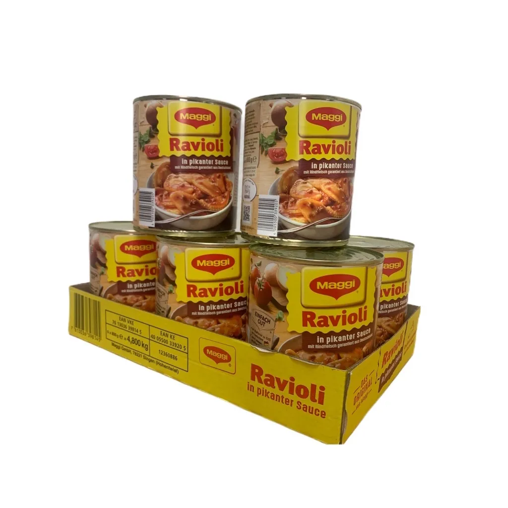 Maggi Ravioli In Pikanter Sauce 6 X 800 G Dosen Vorratspackung 1 Maggi Ravioli In Pikanter Sauce 6 X 800 G Dosen Vorratspackung