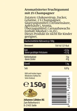 Lühders LÜHDERS - Deluxe Bärchen Mit 2% Champagner (3er Set) -Essen Verkäufe a5c29a65473143c424cdd4cc14770731
