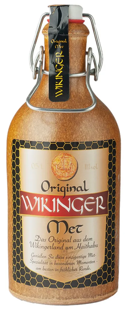 Waldemar Behn Original Wikinger Met Honigwein Met In Traditionsflasche 500ml 2 Waldemar Behn Original Wikinger Met Honigwein Met In Traditionsflasche 500ml – Bild 2