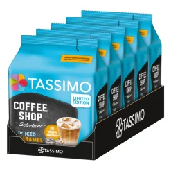 TASSIMO Kapseln Typ Iced Caramel Latte Coffee Shop Selections Discs 40 Getränke
