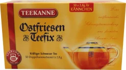 Teekanne Ostfriesen Teefix Schwarzer Tee Harmonisch Kräftig 140g -Essen Verkäufe a80c855fd61c42971a85751c06c05f2f