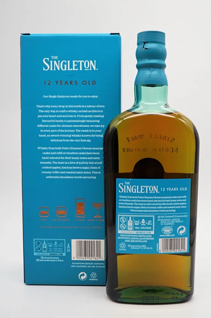 The Singleton Of Dufftown 12 Jahre Lucious Nectar Single Malt Scotch Whisky In Geschenkpackung | 40 % Vol | 0,7 L 9 The Singleton Of Dufftown 12 Jahre Lucious Nectar Single Malt Scotch Whisky In Geschenkpackung | 40 % Vol | 0,7 L – Bild 9