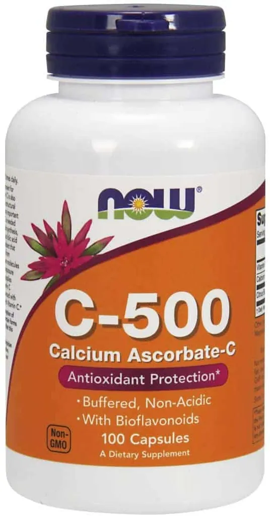 NOW Foods Vitamin C-500 Calcium-Ascorbat-C - 100 Kapseln 1 NOW Foods Vitamin C-500 Calcium-Ascorbat-C - 100 Kapseln