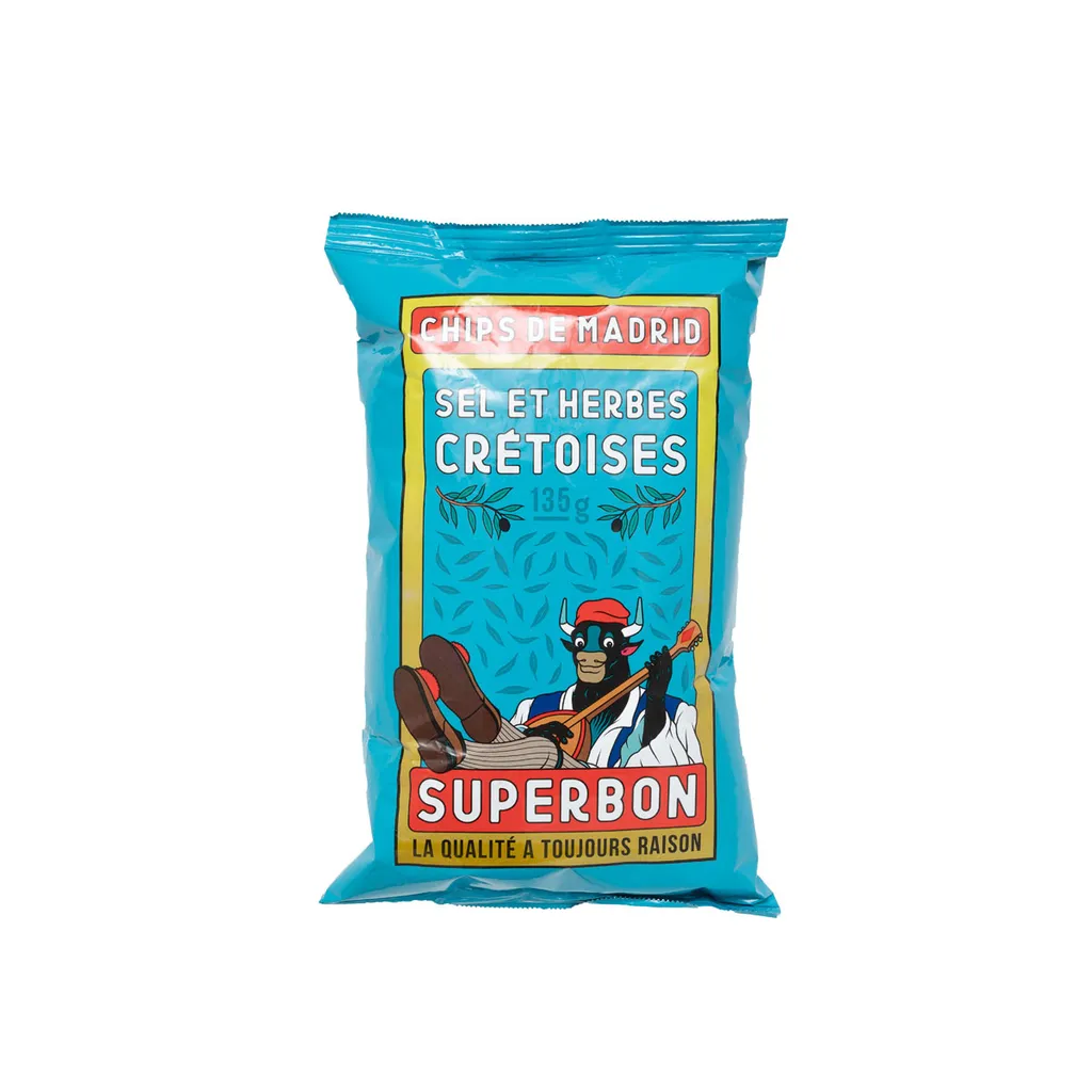 Antonio Viani Importe GmbH Superbon Chips Sel Et Herbes Cretoises Und Sel Kartoffelchips 135g 1 Antonio Viani Importe GmbH Superbon Chips Sel Et Herbes Cretoises Und Sel Kartoffelchips 135g