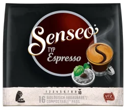 Jacobs Senseo, Kaffeepads, Espresso 16 Er, 111 G UTZ