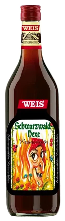 WEISS Schwarzwald-Hexe | Schwarzwälder Kräuterlikör | 1l. Flasche