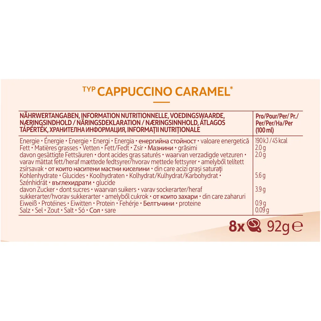 Jacobs SENSEO Typ Cappuccino Caramel Pads 10er Pack 10 X 8 Getränke 8 Jacobs SENSEO Typ Cappuccino Caramel Pads 10er Pack 10 X 8 Getränke – Bild 8